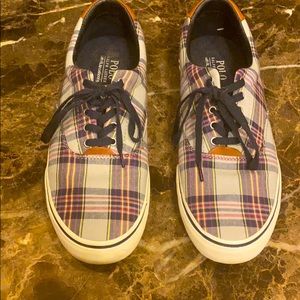 Ralph Lauren Polo Plaid Shoes
